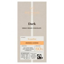 Waitrose No.1 Dark Chocolate with Orange and Almond 100g