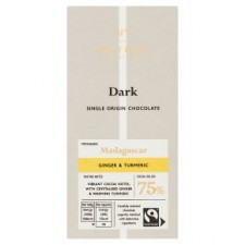 Waitrose No.1 Dark Chocolate with Ginger and Turmeric 100g