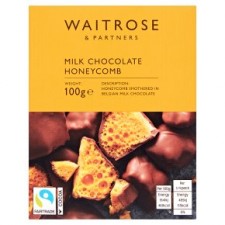 Waitrose Milk Chocolate Smothered Honeycomb 100g