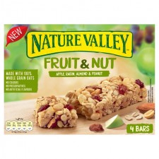 Nature Valley Fruit and Nut Cereal Bars Apple and Almonds 4 x 30g