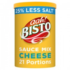 Bisto 25% Less Salt Cheese Sauce Mix 185g