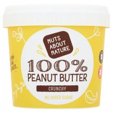 Nuts About Nature 100% Peanut Butter Crunchy No Added Sugar 1Kg