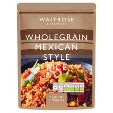 Waitrose Wholegrain Mexican Style Rice 250g