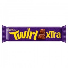 Cadbury Twirl Xtra Chocolate Duo Bars 54g