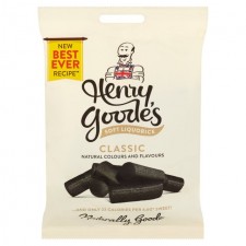 Retail Pack Candyland Henry Goodes Soft Eating Liquorice 12 x 140g