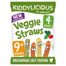Kiddylicious Veggie Straws 4 x 12g