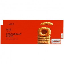 Marks and Spencer Redcurrant Puff Biscuits Twin Pack 200g