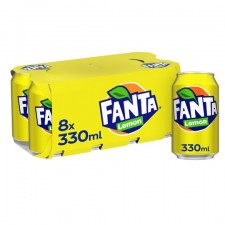 Fanta Lemon 8 x 330ml Cans
