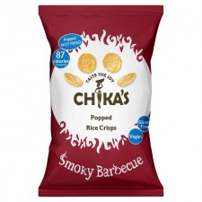 Chikas Smoky Barbecue Rice Crisps 80G
