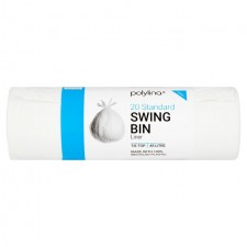 Polylina 20 Tie Top Standard Swing Bin Liner 45L 20 per pack