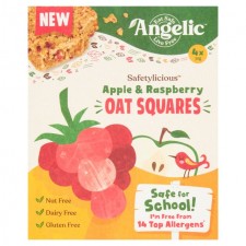 Angelic Free From Apple and Raspberry Oat Squares 4 x 30g