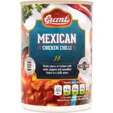 Grants Mexican Chicken Chilli 6 x 392g