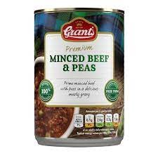Grants Minced Beef and Peas 6 x 392g
