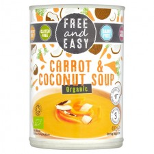 Free and Easy Organic Carrot and Coconut Soup 400g
