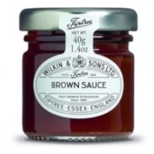 Wilkin and Sons Tiptree Brown Sauce Mini Jars 72 x 40g Case