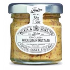 Wilkin and Sons Tiptree English Wholegrain Mustard Mini Jars 72 x 38g Case