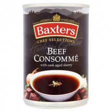 Baxters Chef Selections Beef Consomme Soup with Cask Aged Sherry 400g