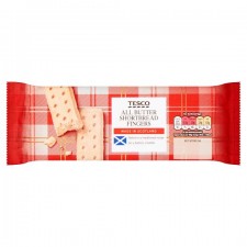 Tesco Traditional Scottish All Butter Shortbread Fingers 250g