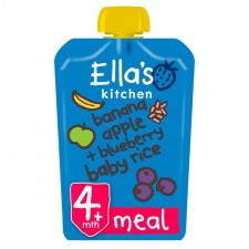 Ellas Kitchen Bananas Apple and Blueberry Baby Rice 4 Months 120g