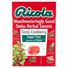 Ricola Cranberry Sugar Free Drops 45g