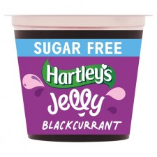 Hartleys Ready To Eat No Added Sugar Jelly Blackcurrant 115g