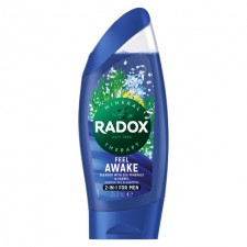 Radox Feel Awake Shower Gel and Shampoo for Men 225ml