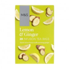 Marks and Spencer Lemon and Ginger Infusion 20 Teabags