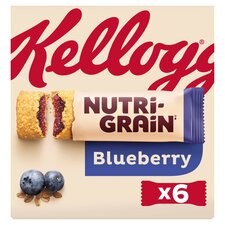 Kelloggs Nutri Grain Bars Blueberry 6 Pack