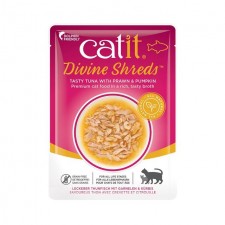 Catit Divine Shreds Tuna with Prawn Wet Cat Food 75g