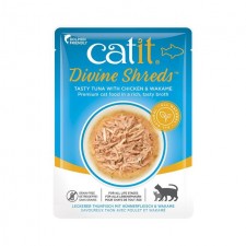 Catit Divine Shreds Tuna with Chicken Wet Cat Food 75g
