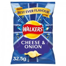 Walkers Cheese and Onion Crisps 32.5g 
