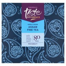 Sainsburys Taste the Difference Assam 80 Teabags