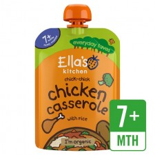 Retail Pack Ellas Kitchen Organic Chicken Casserole with Rice 6 x 130g 7 Months