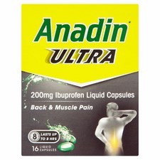 Anadin Ultra Liquid Capsules 200mg 16s