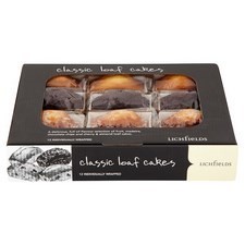 Catering Pack Lichfields Classic Assorted Mini Loaf Cakes x12 Individually Wrapped