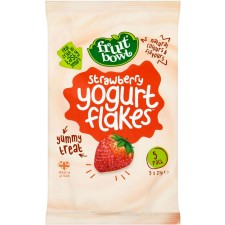 Fruit Bowl Strawberry Yoghurt Flakes 5x21g