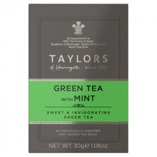 Taylors of Harrogate Green Tea with Mint Teabags 20 per pack