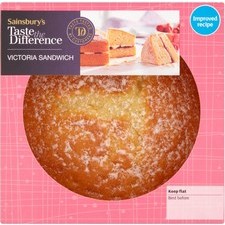 Sainsburys Taste the Difference Victoria Sponge Cake 5 Inch