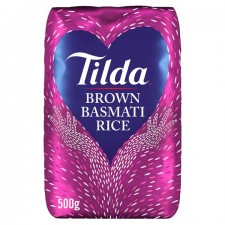 Tilda Brown Basmati Rice 500g