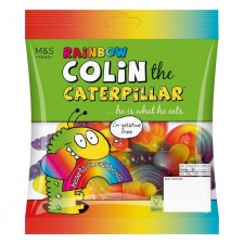 Marks and Spencer Rainbow Colin the Caterpillar Hearts and Rainbows 150g