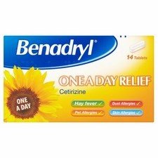 Benadryl One A Day Relief 14s