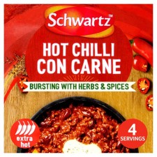 Schwartz Hot Chilli Con Carne Mix 41g