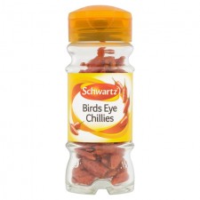 Schwartz Birds Eye Chillies 11g jar