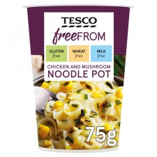 Tesco Free From Chicken and Mushroom Noodles Pot 75g