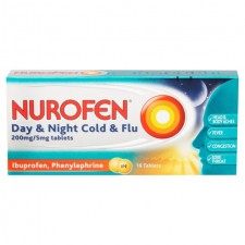 Nurofen Day and Night Cold and Flu Tablets 16 per pack