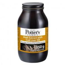 Potters Malt Extract and Cod Liver Oil 650g