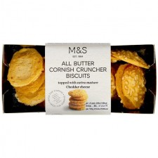Marks and Spencer Cornish Cruncher Cheddar Cheese Biscuits 80g