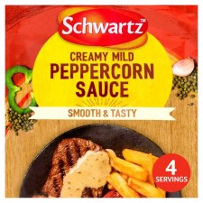 Schwartz Creamy Mild Peppercorn Sauce Mix 25g