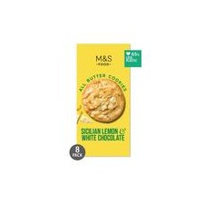 Marks and Spencer 8 Sicilian Lemon and White Chocolate Cookies 200g