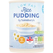 Sainsburys Be Good To Yourself Rice Pudding Low Fat 400g